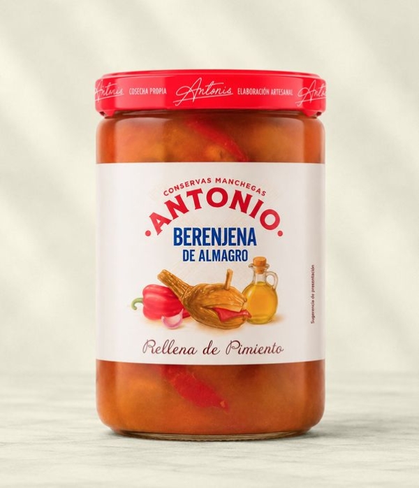 BERENJENA EMBUCHADA 1/2 GALON 2 KG. ANTONIO